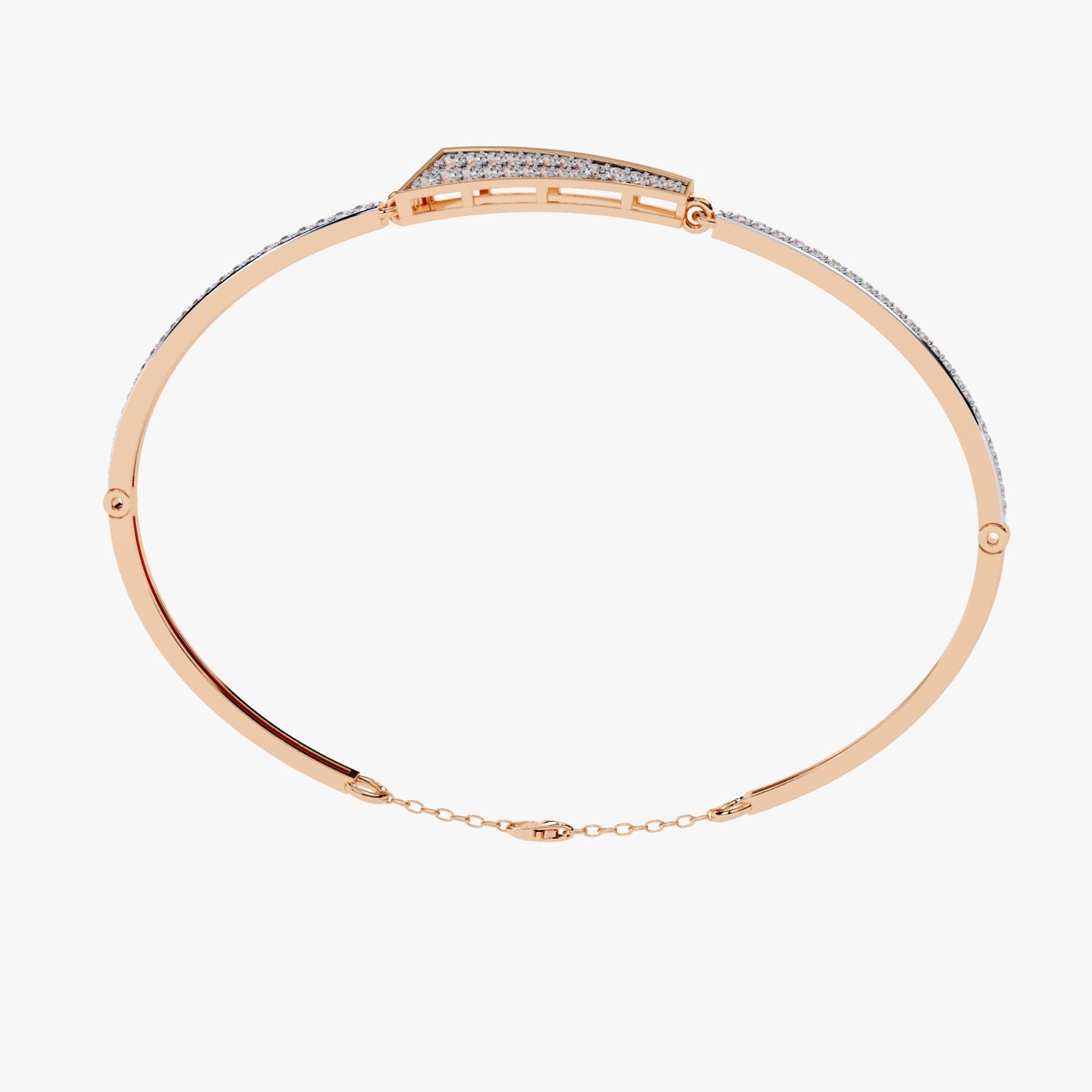 Solitairekart 0.55ct Lab Grown Diamond Arrow Bracelet